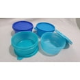 thumbnail image 1 of Tupperware Lunch Box Set of 4 Tropical Cups 200 ml Small food Storage Containers, 1 of 5