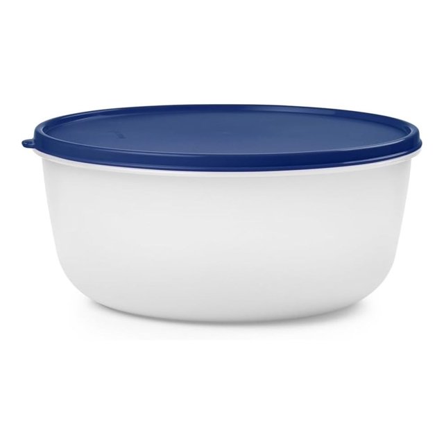 Tupperware Modular Large Bowl 1 Gallon /4 L In Tokyo Blue Seal