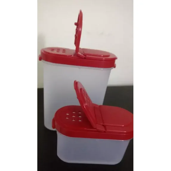 Tupperware New Pack of 4 Spice Shakers Set – Medium Size