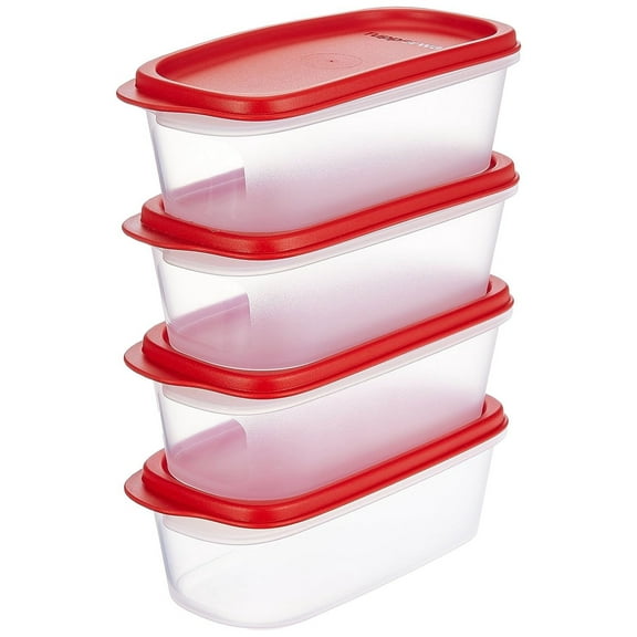 Tupperware Plastic Smart Saver 500 ml Food Storage Container - Set of 4