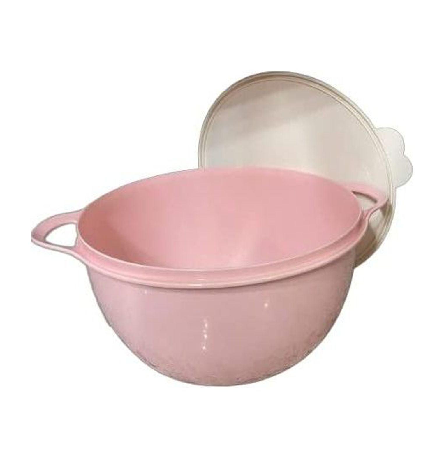 Tupperware Junge Wave Bowl 4.3 L Light Blue + 2.5 L Pink Mixing Bowl,  Serving Bowl