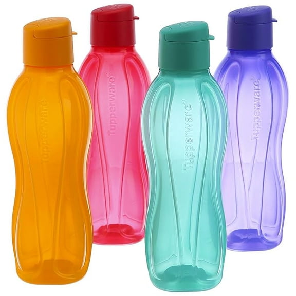 Tupperware Tupper Ware Fliptop Water Bottle Set Of 4, 750Ml