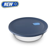 Tupperware Voila  Round Glass Food Storage Container, 1.8 qt