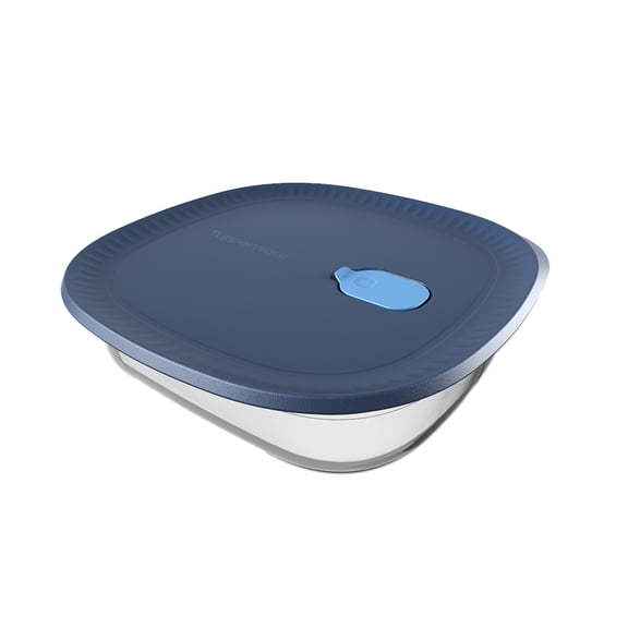 Tupperware Voila Square Glass Food Storage Container, 1.7 qt