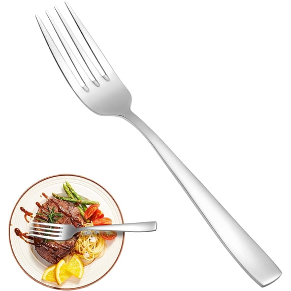 Tupukom 1-25Pcs Dinner Forks,6.7in Mirror Polished Stainless Steel Silverware Forks for Home,Kitchen and Restaurant