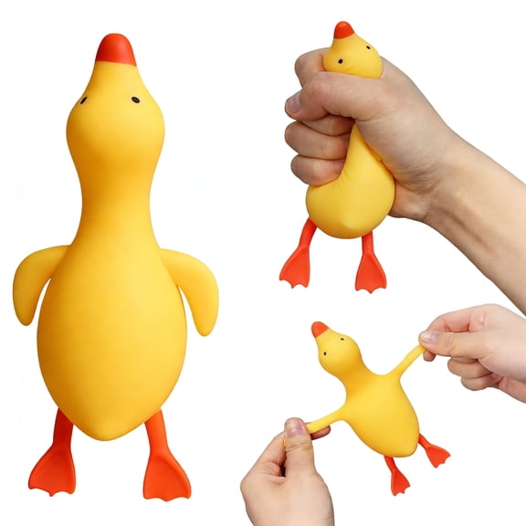 Tupukom Under $5 Squishies Toys, Stretchy Duck Squeeze To+ys,Squishies Stress Relief To+ys for Adults and Ki+ds,Party Favors,Birthday Gifts,Christmas,Easter Egg,Classroom Prizes