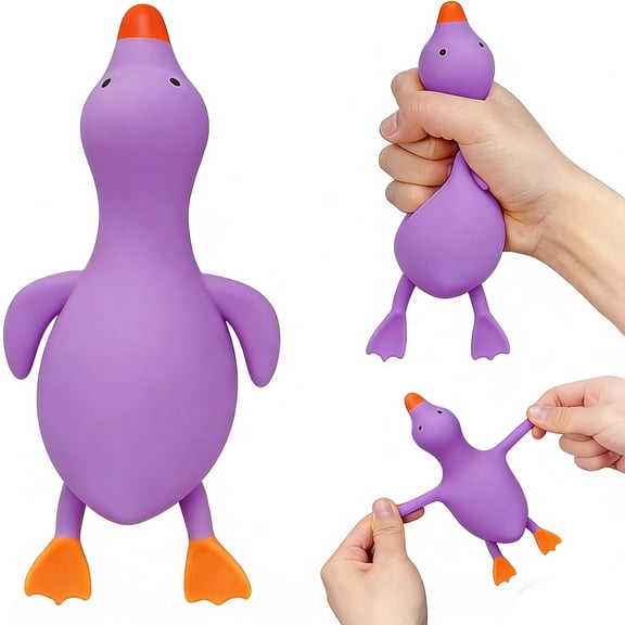 Tupukom Under $5 Squishy Toys, Stretchy Duck Squeeze To+ys,Squishies Stress Relief To+ys for Adults and Ki+ds,Party Favors,Birthday Gifts,Christmas,Easter Egg,Classroom Prizes