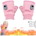 thumbnail image 1 of Tupukom Black+Friday Heated Gloves for Women,Portable Heating Gloves with Digital Display,Rechargeable Heated Gloves,Smart Thermostatic Heated Fingerless,for Outdoor Work, Cycling, Skiing, 1 of 8