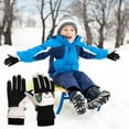 thumbnail image 1 of Tupukom Ki+ds Winter Gloves Waterproof Warmest Winter Ki+ds Gloves for Boys and Girls Age 4-7 Years Christmas Gifts, 1 of 9