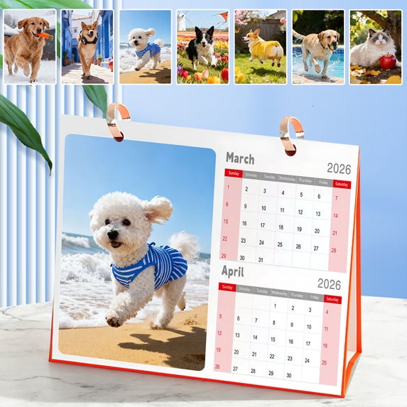 Tupukom Calendar 2026 2026 Calendar Wall from Jan. 2026 to Dec 2026, Planner Wall Hanging Calendar with Thick Paper for Office Home Planning & Organizing