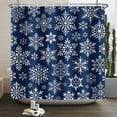thumbnail image 1 of Tupukom Christmas Shower Curtain Bath,Xmas Trees Gift Box Shower Curtains Snowflake New Year Shower Curtain Sets for Bathroom Machine Washable, 1 of 3