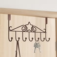 thumbnail image 1 of Tupukom Over Door Hooks Rack Home Deals 7 Hooks for Coats Robes Hats Clothes Towels, Hanging Towel Rack Organizer, Easy Install Space Saving Bathroom Hooks, 1 of 6