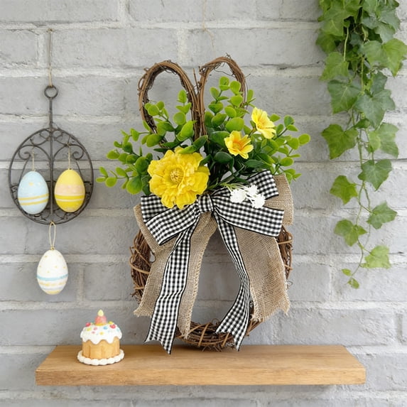 Tupukom Door Wreaths Easter Decor Clearance Spring Easter Wreath Door Decor Outdoor Indoor