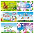 thumbnail image 1 of Tupukom Easter Decor Easter Banners Decorations Porch Sign Happy Easter Door Banners Easter Party Hanging Banner for Indoor Outdoor Easter Baskets Party Supplies, 1 of 6
