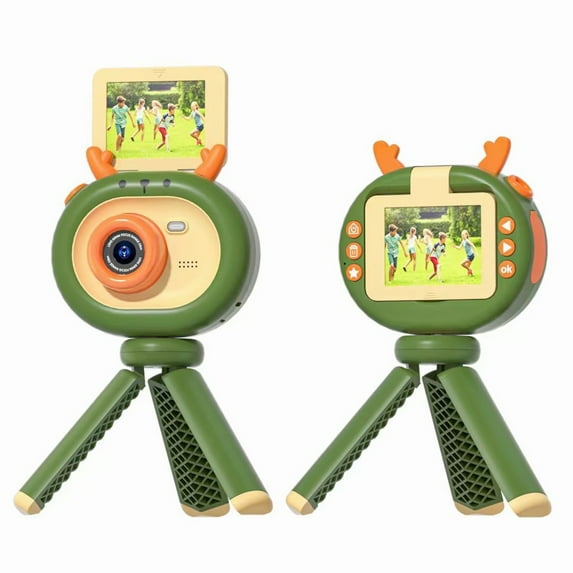 Tupukom Kids Camera Gifts for 3 to 12 Years Old Boys Girls,180° Screen Flip HD Digital Childrens Toddlers Camera,Great Birthday Christmas Gifts for Kids