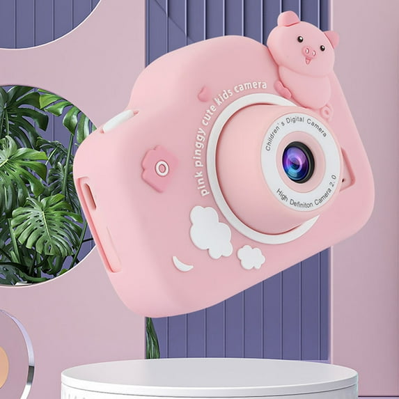 Tupukom Kids Camera Gifts for 3 to 12 Years Old Boys Girls,Cute Pig 1080P Mini Dual Lens Childrens Toddlers Camera,Great Birthday Christmas Gifts for Kids