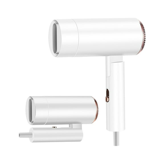 Tupukom Professional Ionic Hair Dryer,1000W Powerful Electric Constant Temperature Cold and Hot Hair Dryer Foldable with Nozzle for Travel