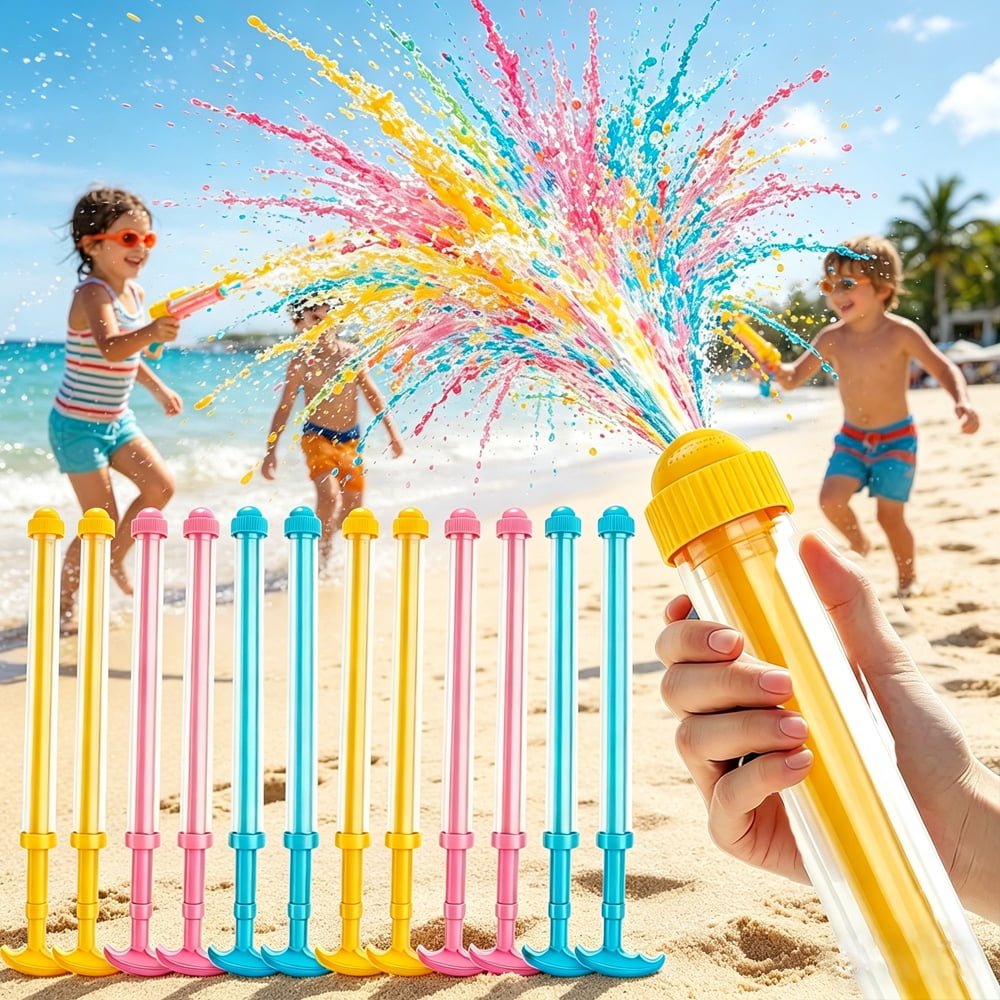 Tupukom Summer Clearance Toys Under $5 Splashy Surprises Water G*un, Sprays Like Real Fireworks,Create a Mini Water Splash Show, Perfect for Pool, Beach & Backyard