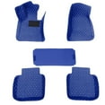 thumbnail image 1 of Tuqiang Car Floor Mats for Cadillac for XT6 Vinyl Carpet Protection All Weather 1st and 183nd Row Velvet Colored Stripe 4pcs, 1 of 6