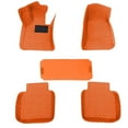thumbnail image 1 of Tuqiang Car Floor Mats for Lexus for RZ450e Floor Liner Carpet Waterproof Anti-Skid PU Leather Full Coverage Liner Front ＆ Rear Mat Orange 5PCS, 1 of 7