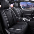 thumbnail image 1 of Tuqiang Car Seat Covers Full Set Leather for Mercedes-Benz for GLA35AMG 2015-Present Premium 5-Seat Auto Interior Covers - Water Resistant Black, 1 of 7