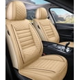 thumbnail image 1 of Tuqiang Car Seat Covers Full Set Leather for Porsche for Macan 2014-Present Complete Vehicle Seat Protection Set Water Resistant Beige, 1 of 7