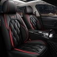 thumbnail image 1 of Tuqiang Car Seat Covers Leather Full Set for Cadillac for Escalade 1999-2000 Water Resistant Seat Protectors with Airbag Compatibility Black, 1 of 8