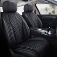 thumbnail image 1 of Tuqiang Car Seat Covers Leather Full Set for Mercedes-Benz for A180 2018-2024 Luxury Car Seat Covers with Airbag Safety Feature Black, 1 of 8