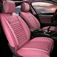 thumbnail image 1 of Tuqiang Car Seat Covers for SEAT for Arona 2017-Present Waterproof Automotive Seat Protectors Full Set with Reinforced Edges and Anti-Slip Backing Pink, 1 of 8