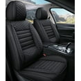 thumbnail image 1 of Tuqiang Car Seat Covers Waterproof for Cadillac for CTS 200-2013 Airbag Safe 5-Seat Car Covers Complete Set Black, 1 of 7