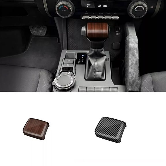 Tuqiang Carbon Fiber Interior Gear Shift Knob Cover Trim Fit For Toyota Tacoma 2024 2025