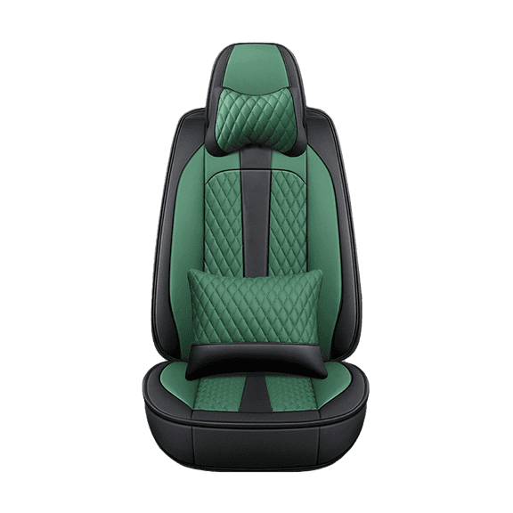 Tuqiang Front Car Seat Protectors for BMW for M2 2016-Present Luxury Auto Interior Cushions luxury black and green 1PCS