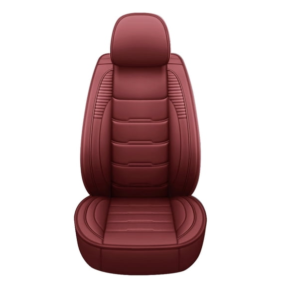 Tuqiang Front Car Seat Protectors for Cadillac for CTS 200-2013 Luxury Auto Interior Cushions standard Wine Red 1PCS