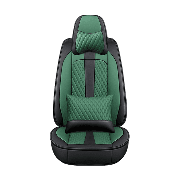 Tuqiang Front Car Seat Protectors for Chevrolet for blazer 2019-Present Luxury Auto Interior Cushions luxury black and green 1PCS