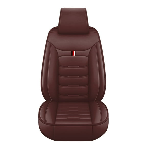 Tuqiang Front Car Seat Protectors for Infiniti for Q70/Q70L 2013-2019 Premium Leather Driver Seat Protectors standard Coffee Color 1PCS