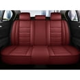 thumbnail image 1 of Tuqiang Back Car Seat Protectors for Mercedes-Benz for G350 2002-Present Waterproof Soft Cushion Protector standard Wine Red 1PCS, 1 of 6