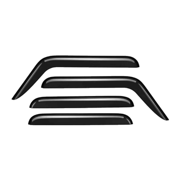 Tuqiang Window Visors For 2015-2024 For Jeep Renegade Side Window Wind Deflector Window Visor Black and Gray 4PCS
