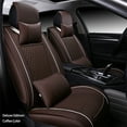 thumbnail image 1 of Tuqiang leather front car seat covers. for Mercedes-Benz for GL320 2007-2016 2 Seats Leather Compatible Airbag Water Resistant Front Rear Cushion Protector Coffee, 1 of 6