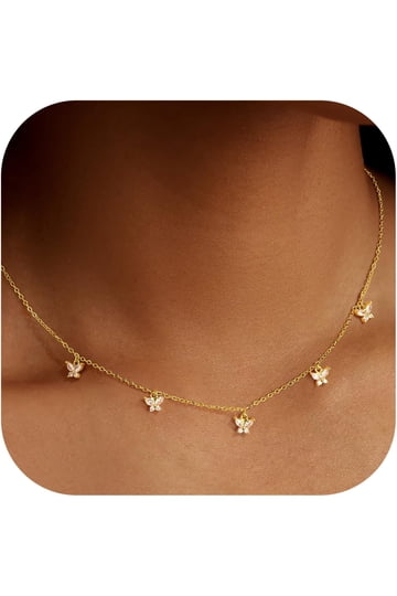 Gold Prom Necklace