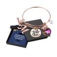 thumbnail image 1 of Turandoss 2026 Graduation Gifts for Her Class Of 2026 Inspirational Bangle Bracelet Trendy Jewelry Gifts High School College Senior Grad Gifts for Her Women Best Friend Bracelet, 1 of 6