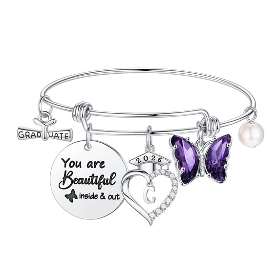 Turandoss 2026 Graduation Gifts for Her Class Of 2026 Inspirational Bangle Bracelet Trendy Jewelry Gifts High School College Senior Grad Gifts for Her Women Daughter Grandaughter Grad Present
