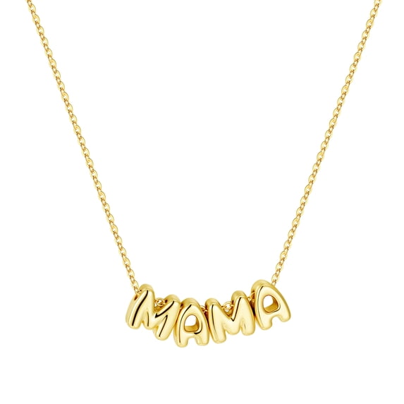 Turandoss Custom Name Necklace Personalized - 14K Gold Plated Necklace Personalized Monogram Pendant Name Necklaces for Women Trendy Jewelry Gifts for Women Mom Her Birthday Gifts