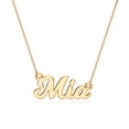 thumbnail image 1 of Turandoss Mia Necklace Custom Name Necklace Personalized 14K Gold Plated Mia Customized Necklace Personalized Necklaces Personalized Gifts for Women, 1 of 7