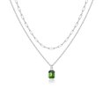 thumbnail image 1 of Turandoss Peridot Necklaces for Women August Birthstone Necklaces for Women Peridot Jewelry August Birthstone Necklace for Girls Birthday Gifts for Girls Sliver Layered Necklace for Women Her, 1 of 8