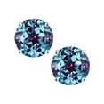thumbnail image 1 of Turandoss S925 Sterling Silver Birthstone Earrings for Women 0.8Ct Alexandrite Hypoallergenic Stud June Birthday Jewelry Gifts for Women Girls Trendy, 1 of 8