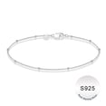 thumbnail image 1 of Turandoss S925 Sterling Silver Bracelet for Women Solid 14K Gold Plated Satellite Bead Chain Bracelets 6.5/7/7.5/8/8.5/9 inches Trendy Jewelry Valentine's Day Birthday Gifts for Women, 1 of 8