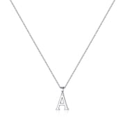 S925 Sterling Silver Initial Necklaces for Women Dainty Tiny Letter Pendant Trend Jewelry Birthday Teacher Appreciation