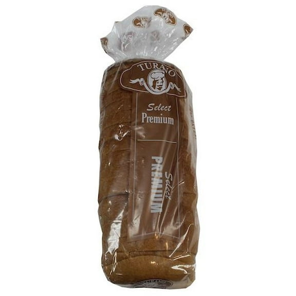 Turano Select Premium White Pan 5/8 inch Slice Sour Bread, 37 Ounce -- 12 per Case.