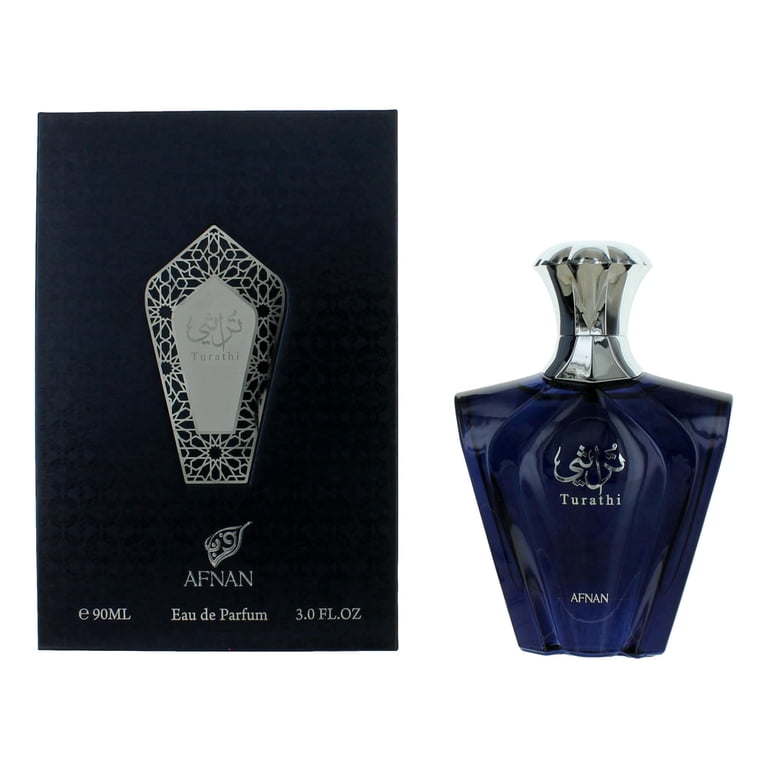 Afnan, Turathi Blue by Afnan for Men, 3 oz EDP Spray, Aromatic
