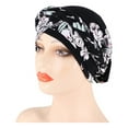 thumbnail image 1 of Turban Cap, Ethnic Braid Headwear, Pre-Tied Chemo Cancer Hat, Headwrap for Women, Medical, Fashion, Comfortable & Beautiful, Support Gift Baberdicy, Ideal for Women Undergoing Medical Treatment, 1 of 2